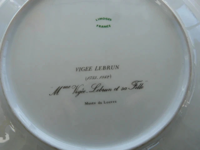 assiette vigee lebrun déco – photo 2